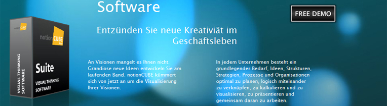 notionCUBE - Visual Thinking Software - visualisierungsbasierte Planungs- und Präsentationssoftware